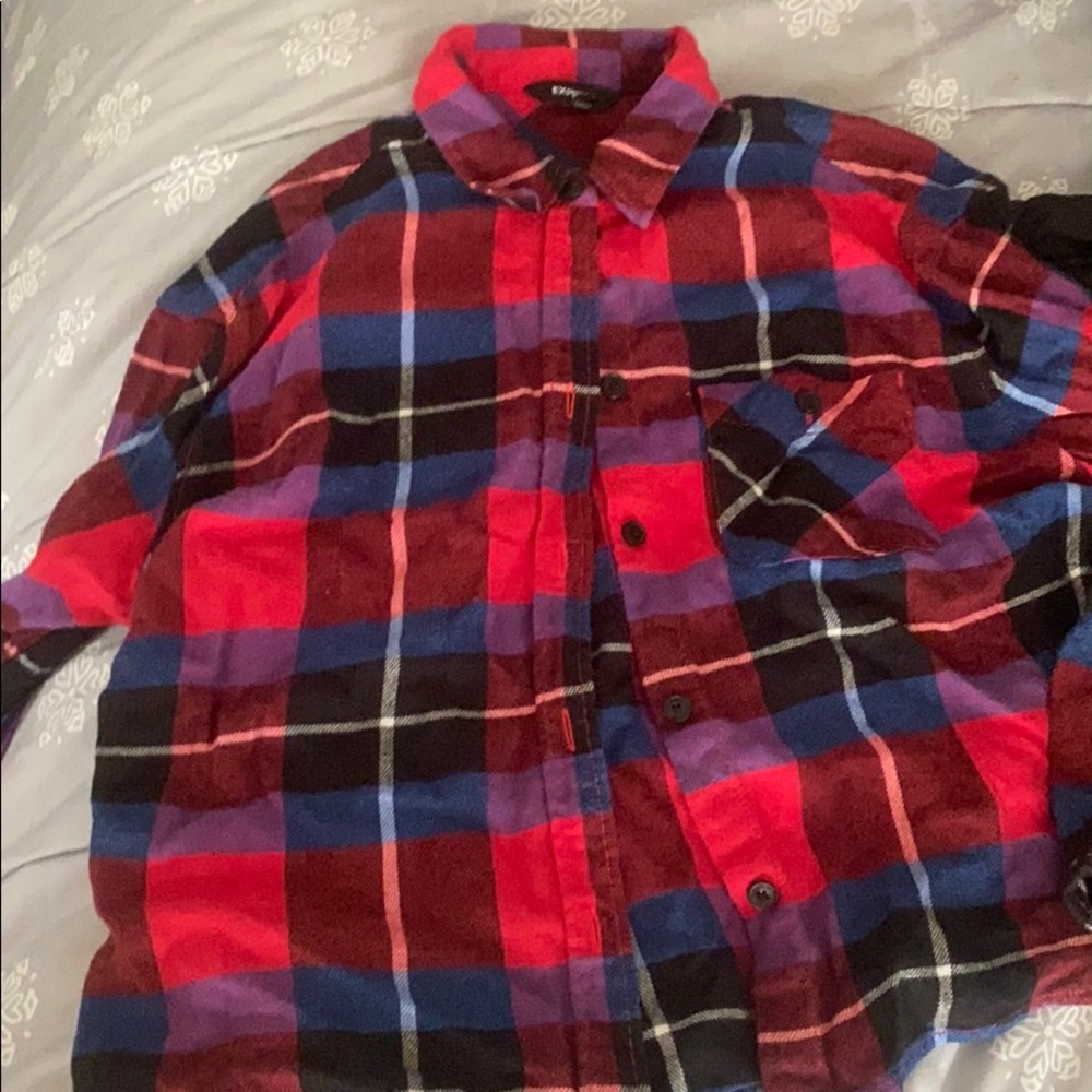 Crop flannel